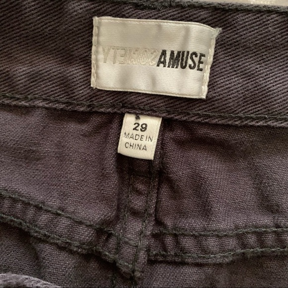 NEW Amuse Society Shoreline Black Denim Shorts Size 29 - Picture 9 of 9